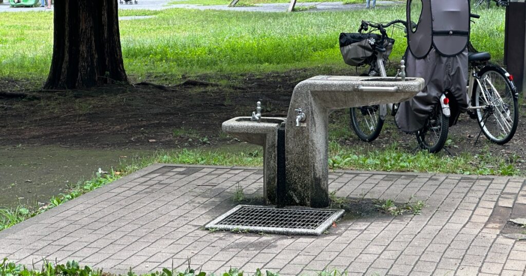 三橋総合公園 - 手洗い場